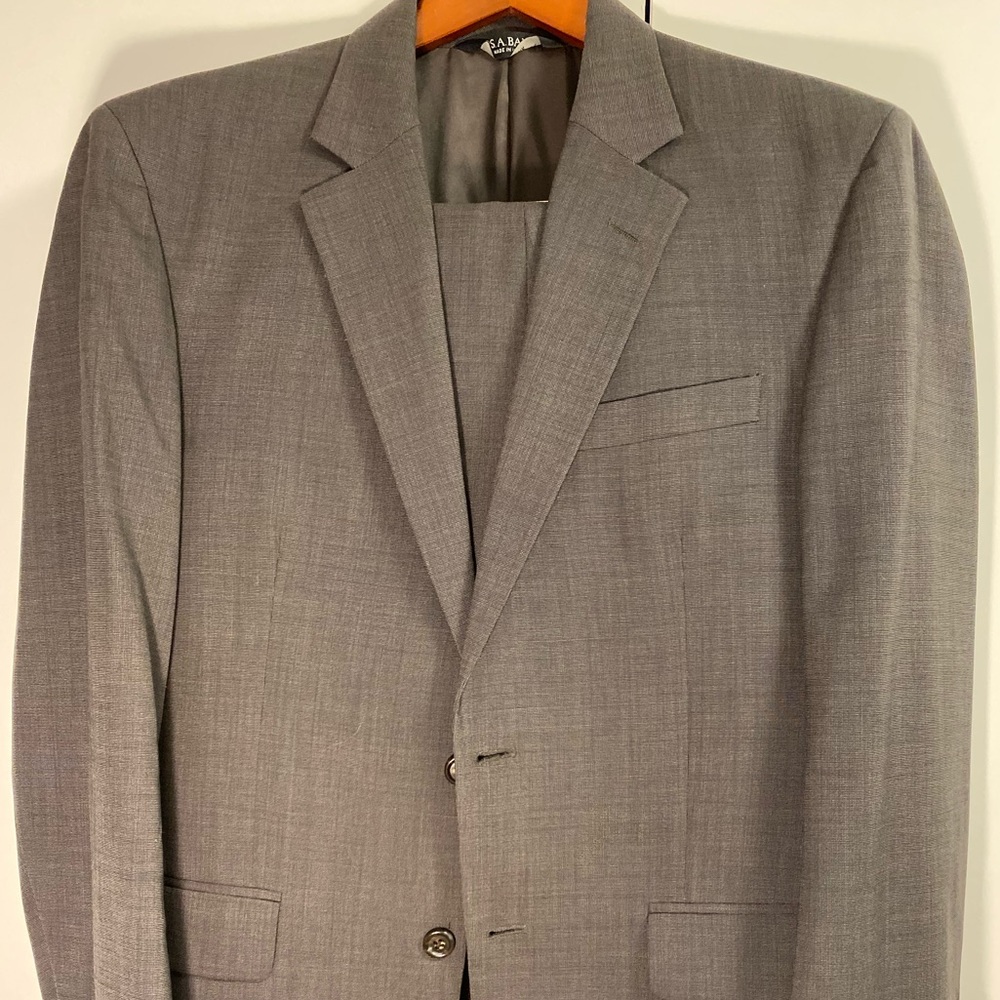 Olive Jos. A. Bank suit